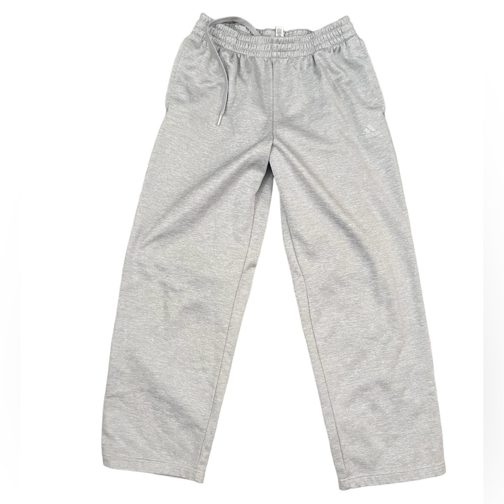 Adidas pants size medium gray